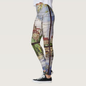 PARIS FRANCE GLAS IN LOOD WINDOW 2 LEGGINGS (Links)