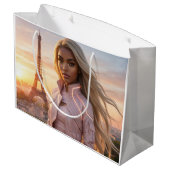 PARIS - FRANCE GROOT CADEAUZAKJE (Achterkant Gekanteld)