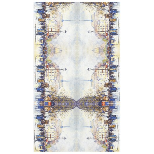 Paris France Impressionism Street Scene Tablecloth Tafelkleed (Voorkant)