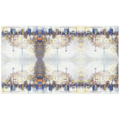 Paris France Impressionism Street Scene Tablecloth Tafelkleed (Voorkant (Horizontaal))