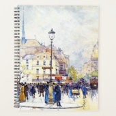 Paris France Impressionisme Streets Planner Book (Voorkant)