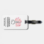 Paris, France Love Bagagelabel (Achterkant horizontaal)