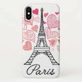 Paris, France Love Case-Mate iPhone Case (Achterkant)
