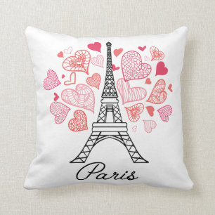 Paris, France Love Kussen