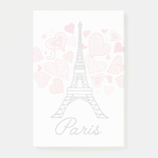 Paris, France Love Post-it® Notes (Voorkant)