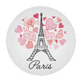 Paris, France Love Snijplank (Voorkant)