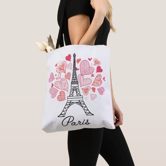 Paris, France Love Tote Bag (Dichtbij)