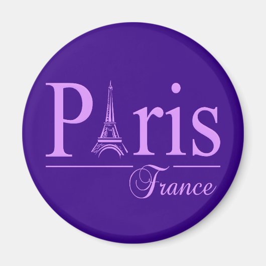 Paris France magnet (Voorkant)