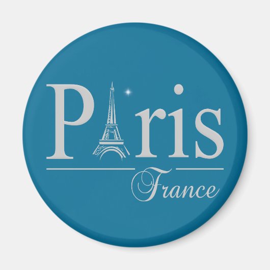 Paris France magnet (Voorkant)