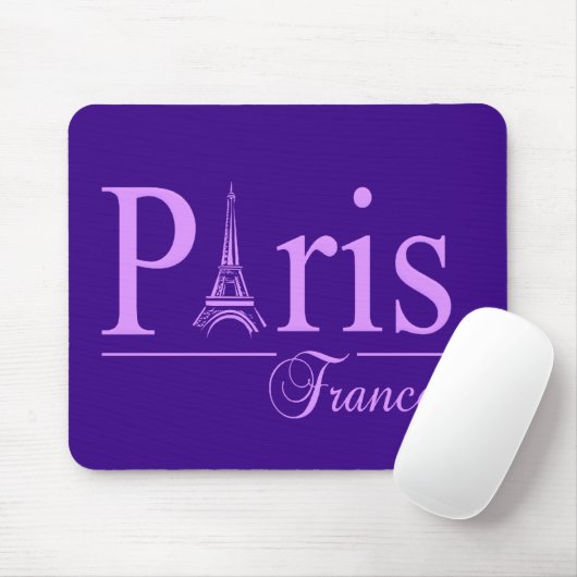 Paris France mousepad Muismat (Met muis)