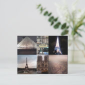 Paris France Multiview Briefkaart (Staand voorkant)