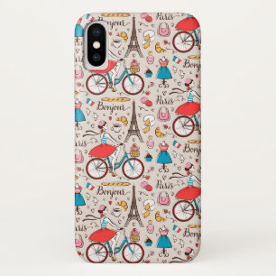 Paris France Pattern Case-Mate iPhone Case