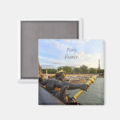 Paris France Pont Alexandre. Magnet (Voorkant / Achterkant)