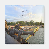 Paris France Pont Alexandre. Magnet (Voorkant)