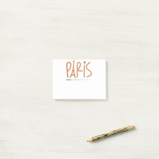 Paris france post-it® notes (Op bureau)
