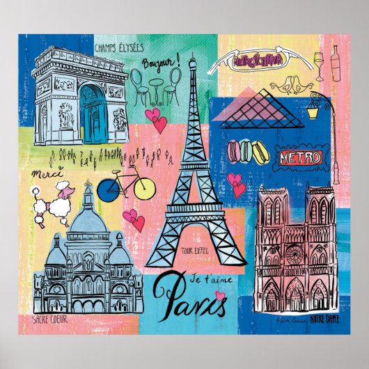 Paris, France Poster (Voorkant)