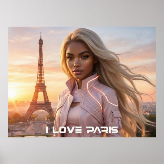 PARIS - FRANCE POSTER (Voorkant)