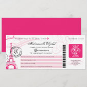  Paris France Quinceanera instapkaart Kaart (Voorkant / Achterkant)