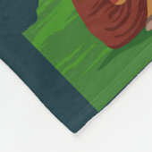 Paris France Retro Travel Art  Fleece Deken (Hoek)