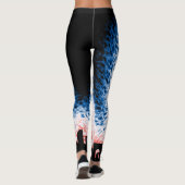 Paris France Silhouette Leggings (Achterkant)