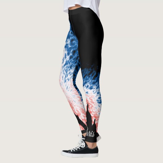 Paris France Silhouette Leggings (Links)