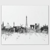 Paris France Skyline Cadeaupapier (Vlak)