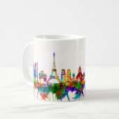 Paris France Skyline Koffiemok (Voorkant links)