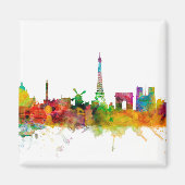 Paris France Skyline Magneet (Voorkant)