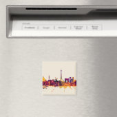 Paris France Skyline Magneet (Insitu (Vaatwasser))