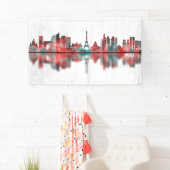 Paris France Skyline Spandoek (Insitu)