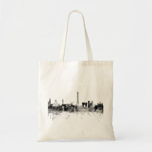 Paris France Skyline Tote Bag