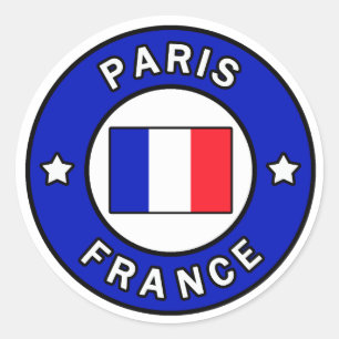 Paris France Sticker
