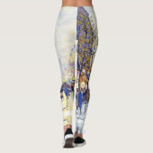 Paris France Street Scene All Over Print Leggings (Achterkant)