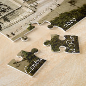 Paris France street scene, Arc de Triomphe 1900 Legpuzzel (Zijkant)