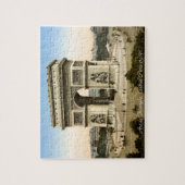 Paris France street scene, Arc de Triomphe 1900 Legpuzzel (Verticaal)