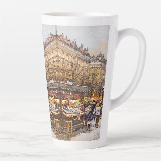 Paris France Street Scene Europe Latte Mok (Rechts)