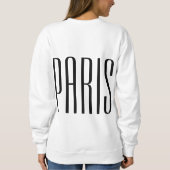 Paris France sweater neon lilac (Achterkant)