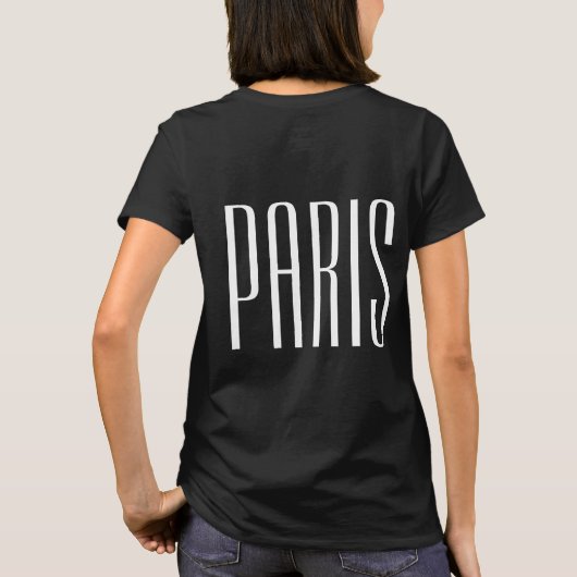 Paris France T-shirt (Achterkant)