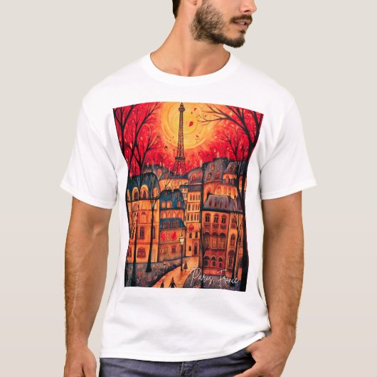 Paris France T-Shirt (Voorkant)