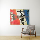 Paris France Tapestry Wandkleed (In Situ (horizontaal))
