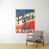 Paris France Tapestry Wandkleed (In situ)