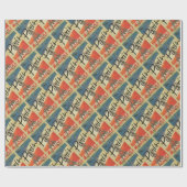 Paris France Vintage Cadeaupapier (Vlak)