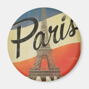 Paris France Vintage Magneet