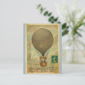 Paris France Vintage Travel Briefkaart (Staand voorkant)