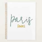 Paris, Frankrijk Aandenken Kalender Planner (Voorkant)