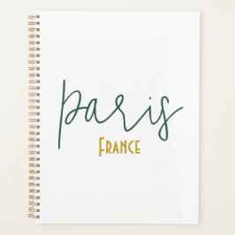 Paris, Frankrijk Aandenken Kalender Planner