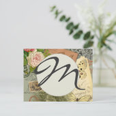 Paris Frankrijk Antiek kunstwerk Collage Eiffel Fr Briefkaart (Staand voorkant)