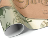 Paris Frankrijk Antiek kunstwerk Collage Eiffel Fr Cadeaupapier (Rol Hoek)