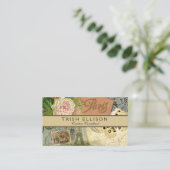 Paris Frankrijk Antiek kunstwerk Collage Eiffel Fr Visitekaartje (Staand voorkant)