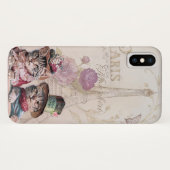 Paris Frankrijk Cats Case-Mate iPhone Case (Achterkant (horizontaal))